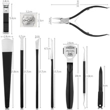 Load image into Gallery viewer, 10 Pcs Professional Nail Cutter Pedicure Scissors Set
