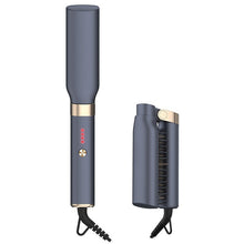Load image into Gallery viewer, Foldable Hair Straightener Combs Portable Electric Hair Straightening Comb PTC Heat Tourmaline Ceramics Brushes Flat Irons
