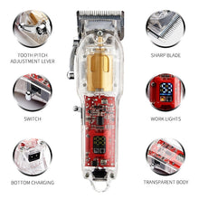 Load image into Gallery viewer, Rechargeable Electric Hair Clipper Men Hair Cutting Machine
