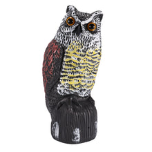 Load image into Gallery viewer, 3D Owl Scarecrow Sculpture Owl Statue Decor Tree Ornament
