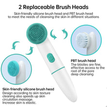 Load image into Gallery viewer, Electric Face Clean Brush Sonic Vibration Massage Facial Cleansing Blackhead Remover Deep Cleaning Washing Skin Care Tool
