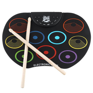 Compact Size Electronic Color Hand Roll Drum