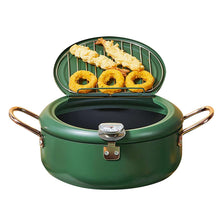 Load image into Gallery viewer, Japanese Style Deep Fryer Pot With Thermometer
