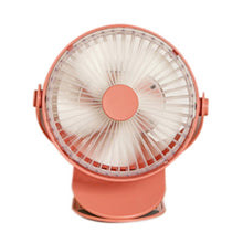 Load image into Gallery viewer, USB Rechargeable Clip Desktop Table Mini Portable Fan
