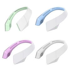 Load image into Gallery viewer, USB Rechargeable Sports Leafless Hanging Neck Fan
