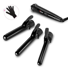 Load image into Gallery viewer, 3 in 1 Professional Curling Iron and Wand Set - 0.3 to 1.25 Inch Interchangeable Ceramic Barrel Wand Curling Iron
