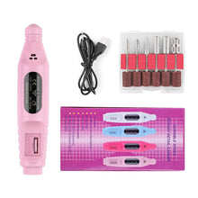 Load image into Gallery viewer, Electric Nail Drill Machine 20000RPM Professional Nail File Kit Cordless Milling Cutter Pedicure Manicure Tool Nail Salon
