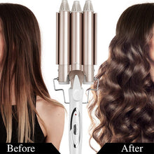 Load image into Gallery viewer, 22MM/25MM Hair Curling Iron Three-tube Stable Home Styling Tool
