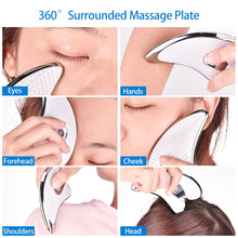 Load image into Gallery viewer, Electric Facial Scraper Red Blue LED Light Face Lift Device
