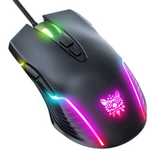 Load image into Gallery viewer, USB Wired Mouse 6-Gear Adjustable RGB Gaming Mouse
