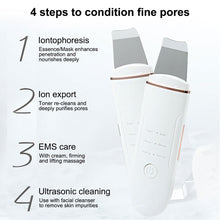 Load image into Gallery viewer, Ultrasonic Skin Scrubber Face Deep Cleaning Machine Peeling Shovel Facial Pore Cleaner Face Skin Scrubber Lifting Machine
