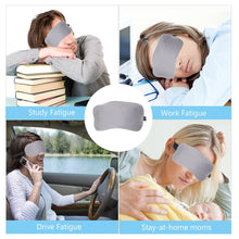 Load image into Gallery viewer, Heated Eye Mask Cold &amp; Warm Eye Compress Aroma Treatment Dry Eyes Dark Circles Eye Bags Stye Headache Reliever Sleep Aid
