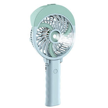Load image into Gallery viewer, Small Cooling USB Rechargeable Handheld Misting Fan
