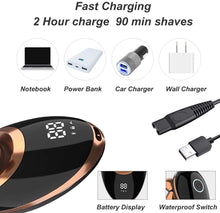 Load image into Gallery viewer, Wet Dry Electric Shaver For Men Beard Hair Trimmer
