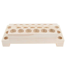 Load image into Gallery viewer, 4 Layer 30 Hole Wood Essential Oil Tray Handmade
