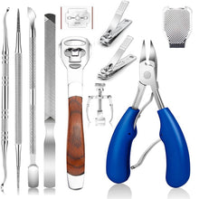 Load image into Gallery viewer, 11Pcs/Set Ingrown Toenail Tools Kit Nail Care Pedicure Tools
