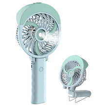 Load image into Gallery viewer, Small Cooling USB Rechargeable Handheld Misting Fan
