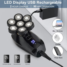 Load image into Gallery viewer, New Shaver For Men 7D Independently 7 Cutter Floating Head
