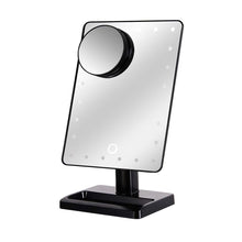 Load image into Gallery viewer, Makeup Mirror with LED Lights Touch Dimming Cosmetic Mirror
