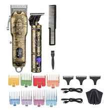 Load image into Gallery viewer, Professional Powerful 10w Full Metal Hair Clipper With Comb Kits
