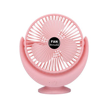 Load image into Gallery viewer, Portable 3-Speed Adjustable Crescent Fan For Desktop Office
