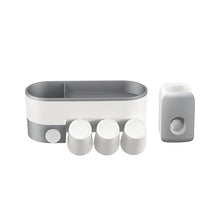 Load image into Gallery viewer, Wall-Mounted Toothbrush Holder With Cup
