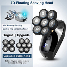 Load image into Gallery viewer, New Shaver For Men 7D Independently 7 Cutter Floating Head
