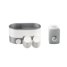 Load image into Gallery viewer, Wall-Mounted Toothbrush Holder With Cup
