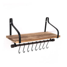 Load image into Gallery viewer, Wall Shelf Mounted Rustic Wood For Bathroom Kitchen
