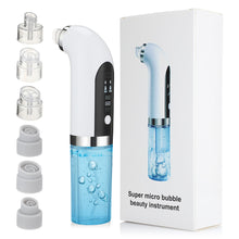 Load image into Gallery viewer, Electric Small Bubble Blackhead Remover USB Rechargeable Water Cycle Pore Acne Pimple Removal Vacuum Suction Facial Cleaner Tool
