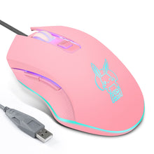 Load image into Gallery viewer, 2400dpi LED Dimmable Wired Mouse for Computer Gamer
