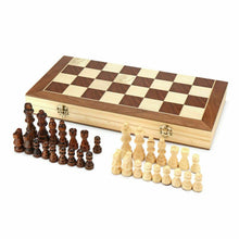 Load image into Gallery viewer, 32pcs High-Grade Funny Folding Wooden Chess Set
