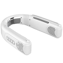 Load image into Gallery viewer, Cooling Wireless Hanging Neck Fan with Bluetooth Headset
