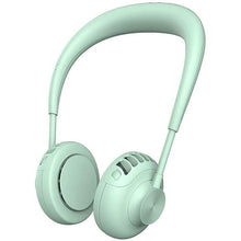 Load image into Gallery viewer, Silent Portable Bladeless Headphone Style Neck Fan
