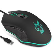 Load image into Gallery viewer, 2400dpi LED Dimmable Wired Mouse for Computer Gamer
