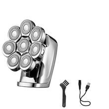 Load image into Gallery viewer, 8 Head Wet Dry Electric Shaver For Men Washable Beard Electric Razor Head Bald Shaving Machine Rechargeable
