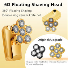 Load image into Gallery viewer, 6 In 1 Men 4D Electric Shaver Rechargeable 6 Floating Heads

