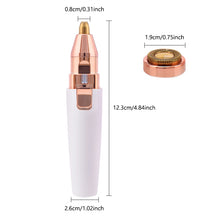 Load image into Gallery viewer, 2 In 1 Electric eyebrow trimmer USB Rechargeable hair remove
