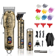 Load image into Gallery viewer, 3 in 1 Professional Hair Clipper Trimmer for Men Hair Cut USB Rechargeable
