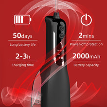 Load image into Gallery viewer, 330ml Portable Oral Irrigator Dental Rechargeable Water Flosser
