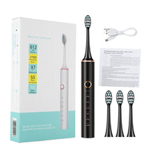 Load image into Gallery viewer, Sonic Electric Toothbrush Travel for Adults Children Denta Whitening Teeth Kit 6 Cleaning Modes 4pcs Tooth Brush Heads Kids
