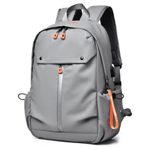 Load image into Gallery viewer, Men's USB Charging Waterproof PU Leather Backpack
