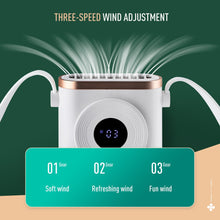 Load image into Gallery viewer, Electric Portable Neck Cooling Fan Mini  Air Conditioning Cooler Hand Wireless Travel Handheld Silent Usb Rechargeable Fan
