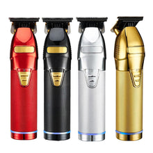Load image into Gallery viewer, Professional Hair Trimmer Gold For Men Rechargeable Barber Cordless Hair Cutting T Machine Hair Styling Beard Trimmer
