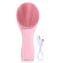 Load image into Gallery viewer, Silicone Facial Cleansing Brush Lifting Face Massager
