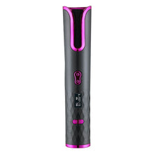 Load image into Gallery viewer, Portable Wireless Automatic Hair Curler Fashion Curling Wands USB Cordless Hair Rollers LCD Display Curling Irons 30W Digital
