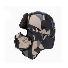 Load image into Gallery viewer, Men Trapper Hat Ski Cap Ushanka Russian Cossack Faux Fur Earflap Warm Winter Camouflage Bomber Hats Women Earflap Bonnet
