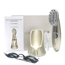 Load image into Gallery viewer, Electric Laser Hair Growth Comb Anti Hair Loss Massage Therapy Infrared RF Red Light EMS Vibration Massager Hair Brush Hair Care
