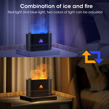 Load image into Gallery viewer, Double Color Flame Diffuser Essential Oils Fragrance Aroma Air Humidifier and Scent Diffuser Electric Smell for Home Distributor
