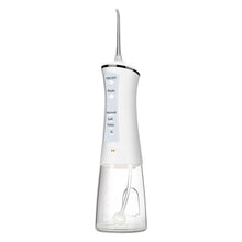Load image into Gallery viewer, Newest Electric Oral Dental Irrigator Portable Water Jet Flosser USB 4 Modes Teeth Cleaning Tooth Pick Floss IPX7 300ML + 4 Tips
